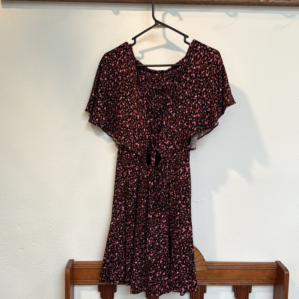 Free People Flutter Sleeve Mini Sundress NWT - Picture 2 of 6
